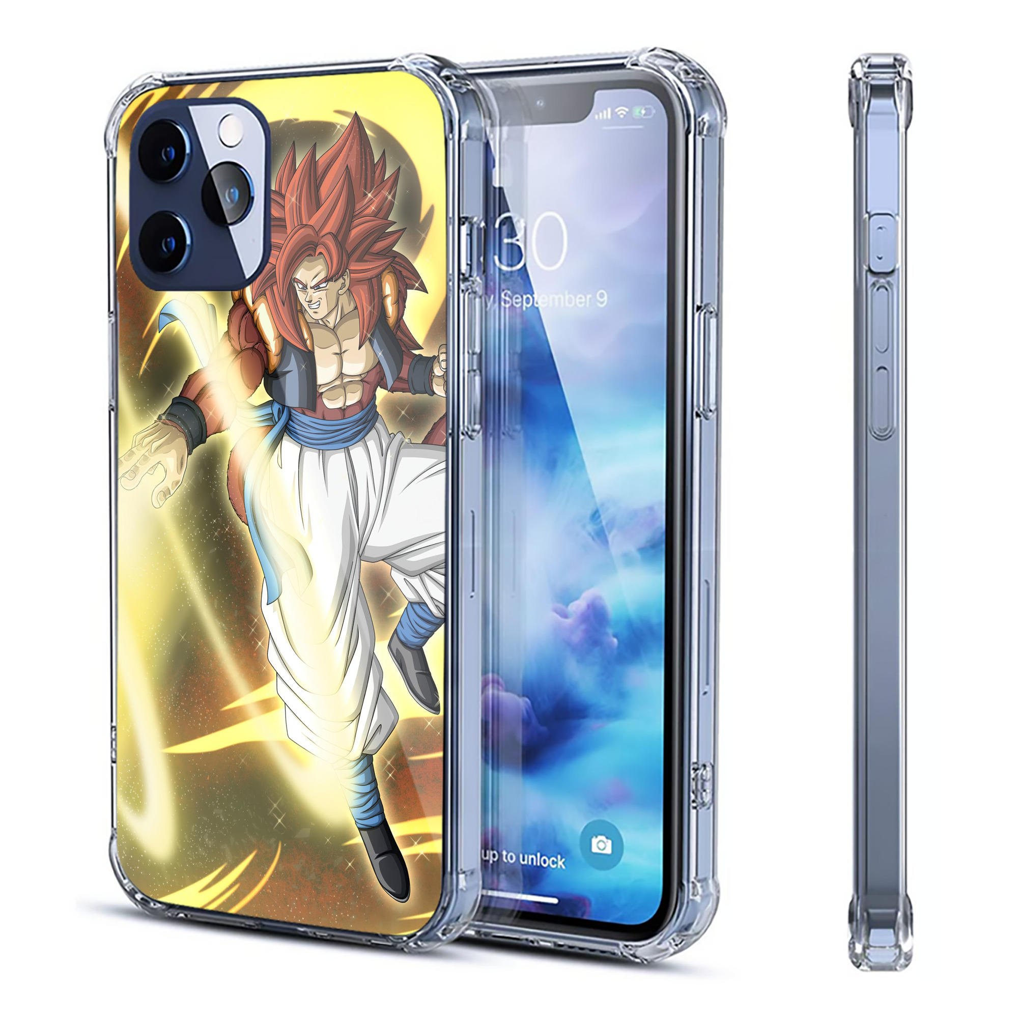 （画像用） ドラゴンボール DRAGON BALL 【iPhone 12シリーズ対応】透明スマホケース（クリアソフトケース）